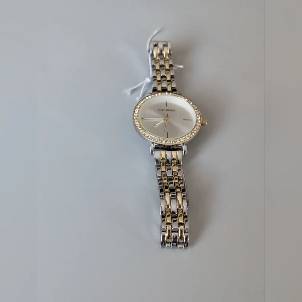 Steve Madden Silver and Gold Watches Elegant Accessories